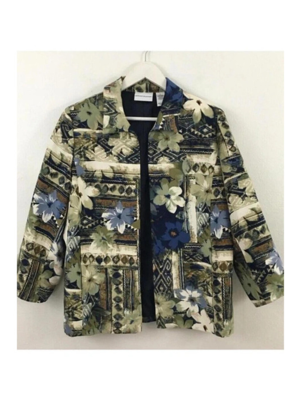 Alfred Dunner Floral Print Jacket Size 12